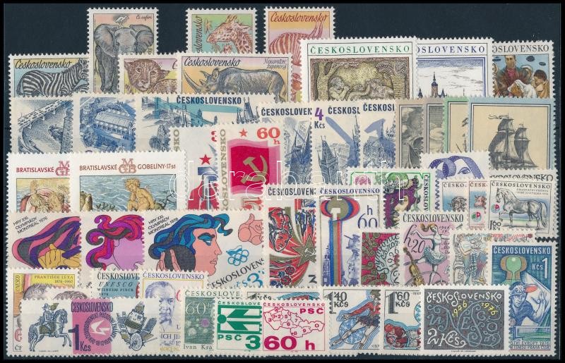 49 stamps, 49 klf  bélyeg, csaknem a teljes évfolyam kiadásai