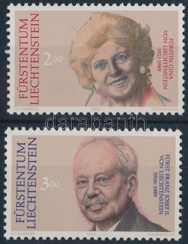 II. Ferenc József herceg és Gina hercegnő halála sor, Prince Franz Josef II. and Princess Gina's death set