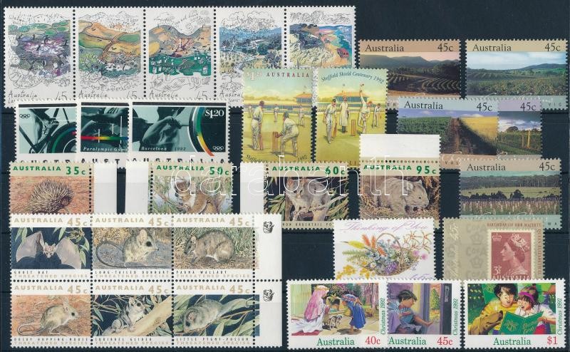 30 stamps + 1 stamp-booklet, 30 klf bélyeg és 1 bélyegfüzet
