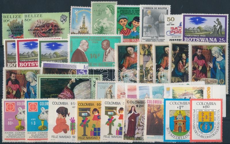 1953-1989 5 klf sor + 15 klf önálló érték, 1953-1989 5 diff sets + 15 diff stamps