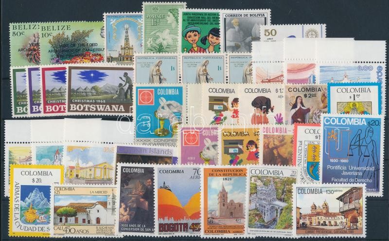 1953-1990 6 klf sor + 17 klf önálló érték, 1953-1990 6 diff sets + 17 diff stamps