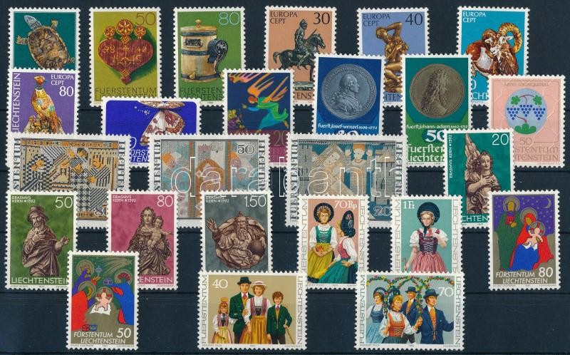 1974 - 1981 25 different stamps, 1974 - 1981 25 klf bélyeg