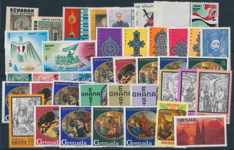 1965-1995 11 diff stamps + 7 diff sets, 1965-1995 11 klf önálló érték + 7 klf sor