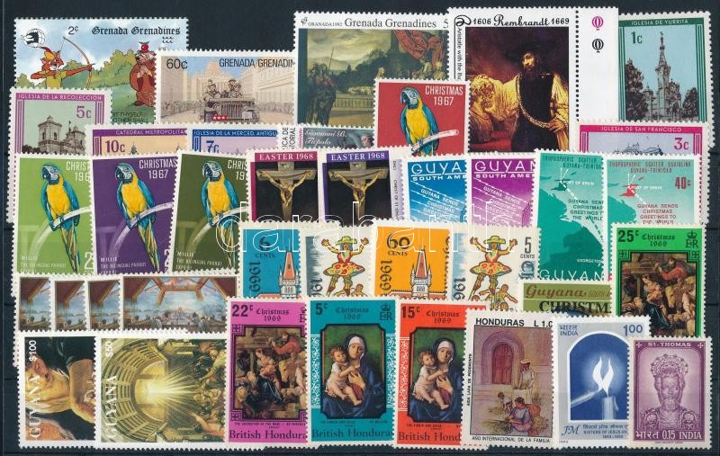 1967-1996 6 klf sor + 16 klf önálló érték, 1967-1996 6 diff sets + 16 diff stamps