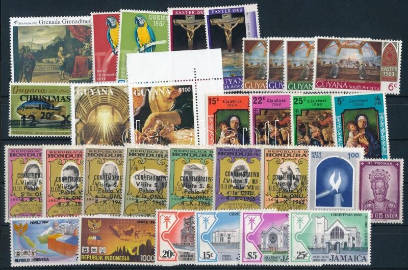 1966-1997 11 klf önálló érték + 4 klf sor, 1966-1997 11 diff stamps + 4 diff sets