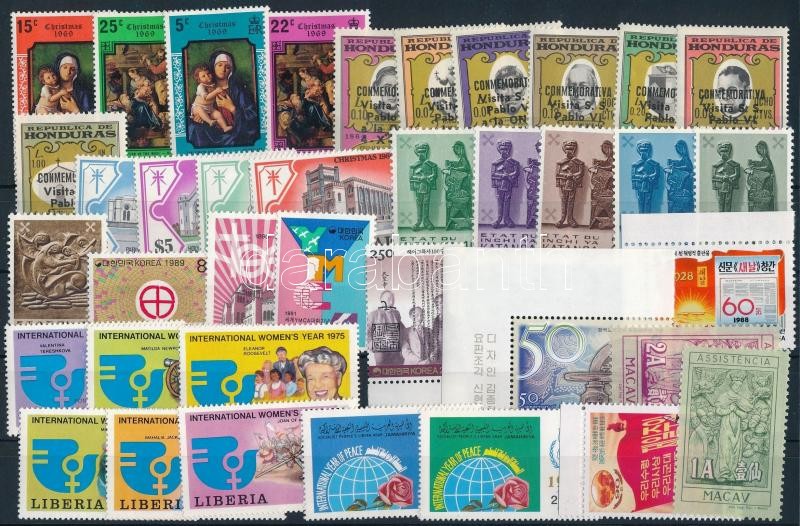 1960-2007 5 klf sor + 15 klf önálló érték, 1960-2007 5 diff sets + 15 diff stamps