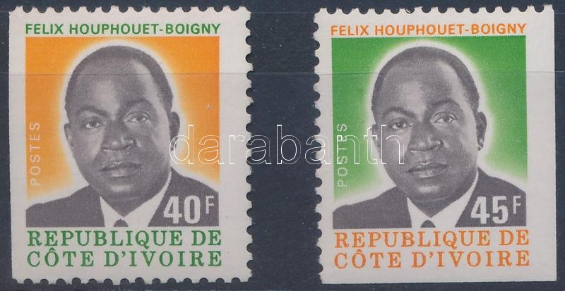 1974+1977 Houphouët-Boigny President, Definitive stamps, 1974+1977 Houphouët-Boigny elnök, forgalmi bélyegek