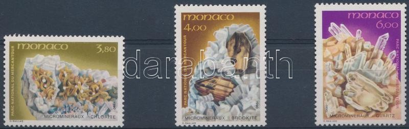 Minerals set 3 stamps, Ásványok sor 3 értéke