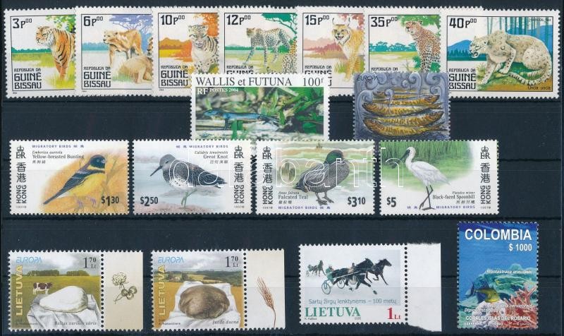 1984-2005 Animals 3 set + 4 stamps, 1984-2005 Állat motívum 3 db sor + 4 db bélyeg