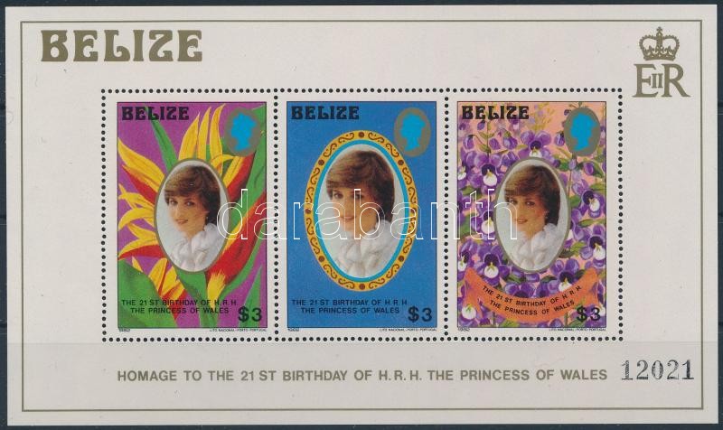 Princess Diana's Birthday block, Diana hercegnő születésnapja blokk