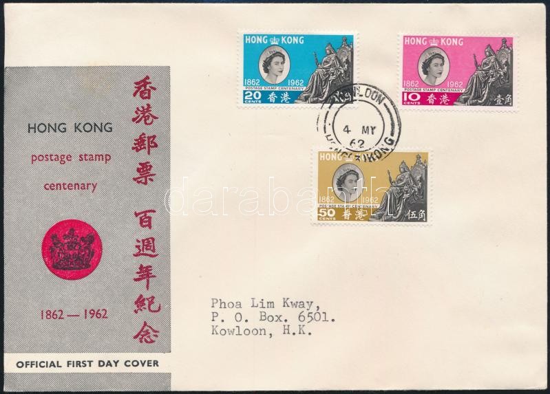 100 éves a bélyeg FDC, Postage stamp centenary FDC