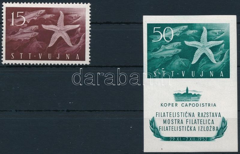 Stamp exhibition + block, Bélyegkiállítás + blokk