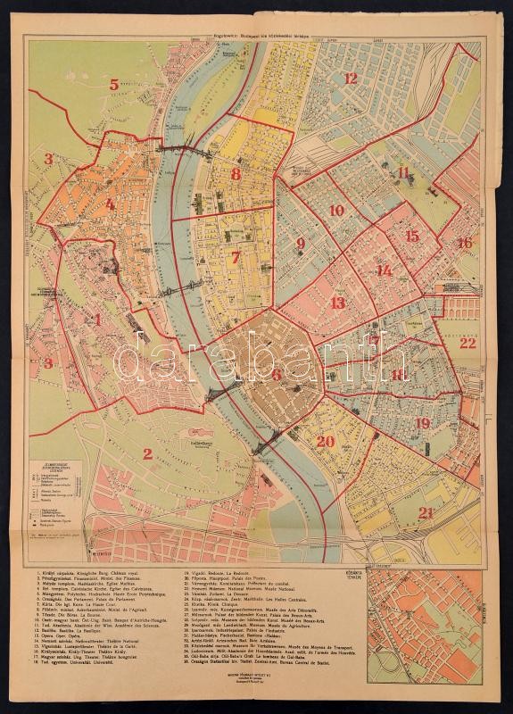 budapest térkép 1920 Budapest Térkép 1920