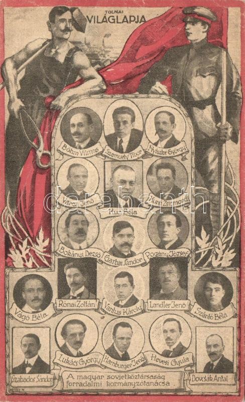 1919 A Magyar Szovjetköztársaság forradalmi kormányzótanácsa