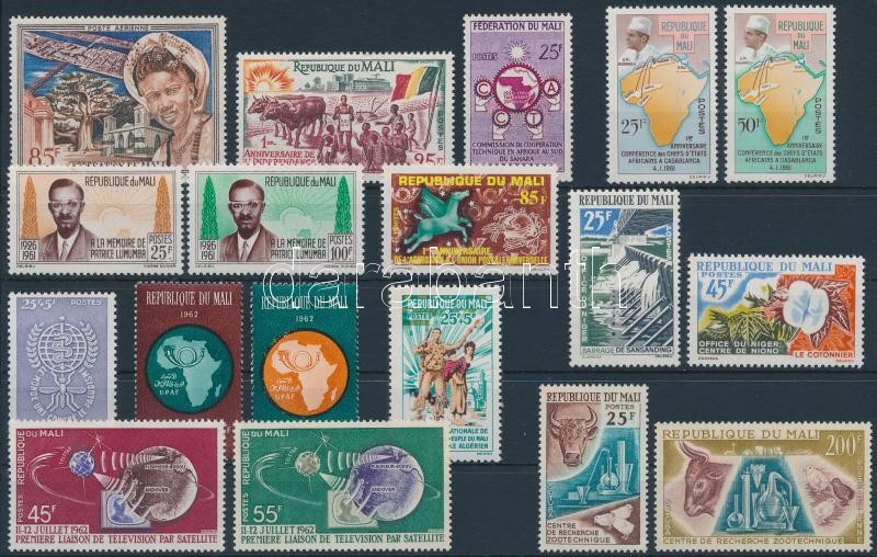 1959-1962 6 sets + 6 diff. stamps, 1959-1962 6 db sor + 6 klf bélyeg