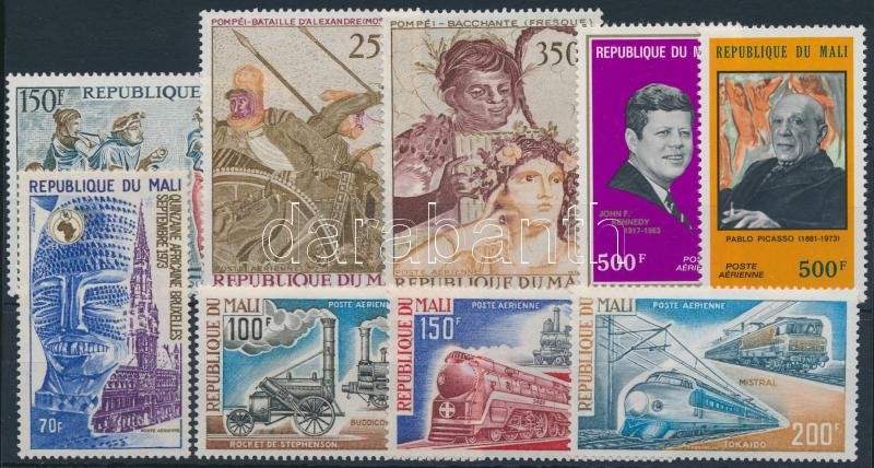 1973-1974 2 db sor + 3 db bélyeg, 1973-1974 2 diff. sets + 3 stamps