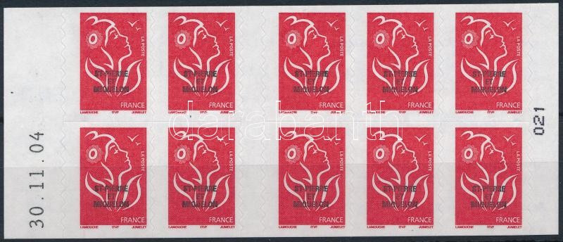 Forgalmi bélyegfüzet, Definitive stamp booklet
