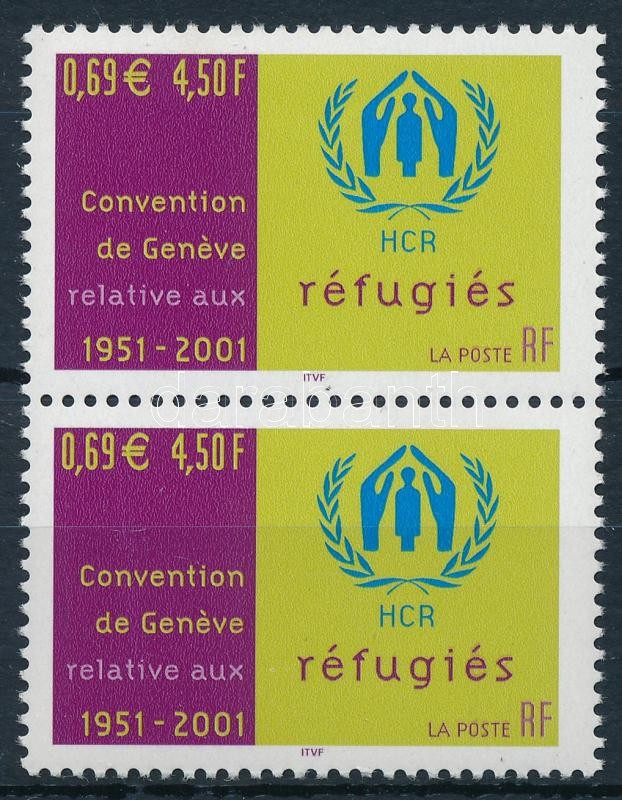 50th anniversary of The UN Refugee Agency pair, 50 év az Egyesült Nemzetek Menekültügyi Főbiztossága pár