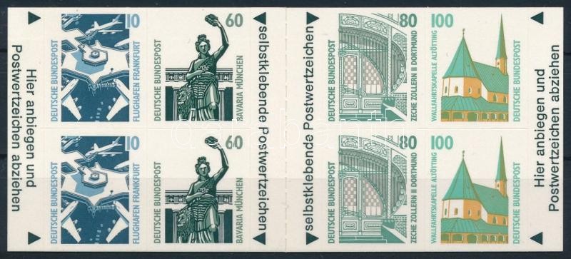 Sights self-adhesive stamp-booklet, Látványosságok öntapadós bélyegfüzet