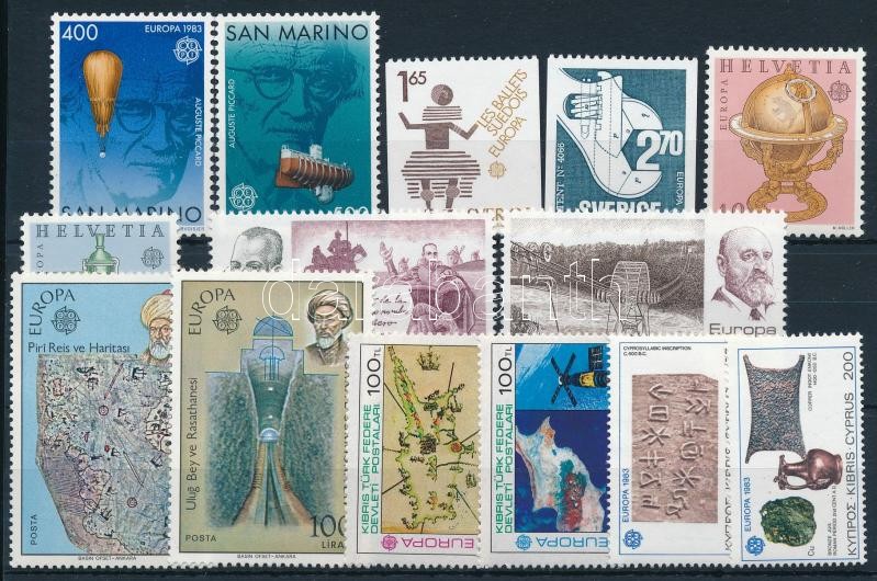 Europa CEPT 31 sets + 4 stamps, Europa CEPT 31 klf sor + 4 klf önálló érték