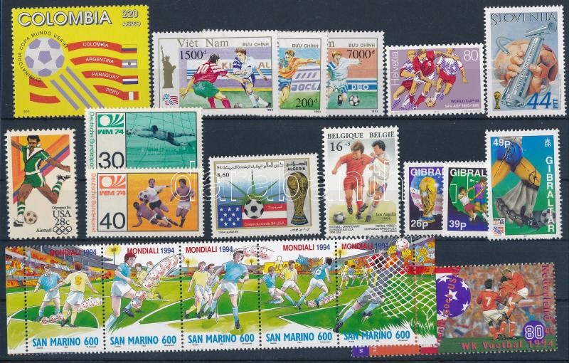 1974-1994 Football 20 stamps, 1974-1994 Labdarúgás 20 klf bélyeg