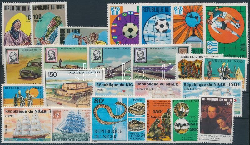 1978-1985 6 sets + 5 stamps, 1978-1985 6 klf sor + 5 klf önálló érték