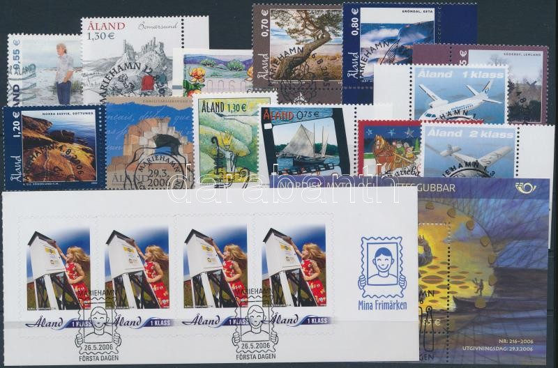 2005-2007 2 klf sor + 1 blokk + 1 fél bélyegfüzet + 8 klf önálló érték, 2005-2007 2 diff sets + 1 block + 1 half stamp booklet + 8 diff individual stamps