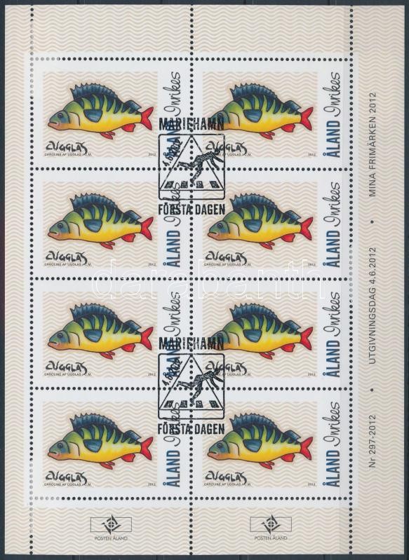 My stamp; fish minisheet, Bélyegem; hal kisív