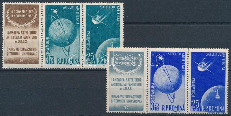 Űrkutatás sor hármascsíkokban, Space Research set stripes of 3