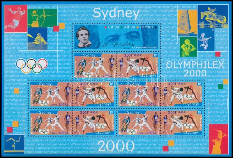 Summer Olympics: Sydney mini sheet, Nyári Olimpia: Sydney kisív