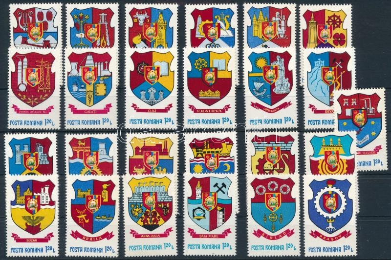 City Coat of Arms (I) set, Város címerek (I) sor