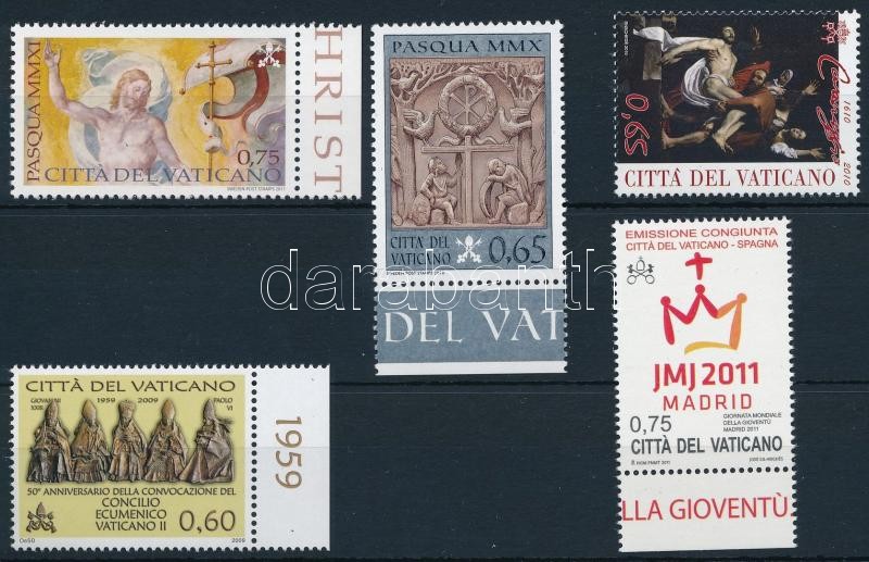 2009-2011 5 stamps, 2009-2011 5 klf önálló érték