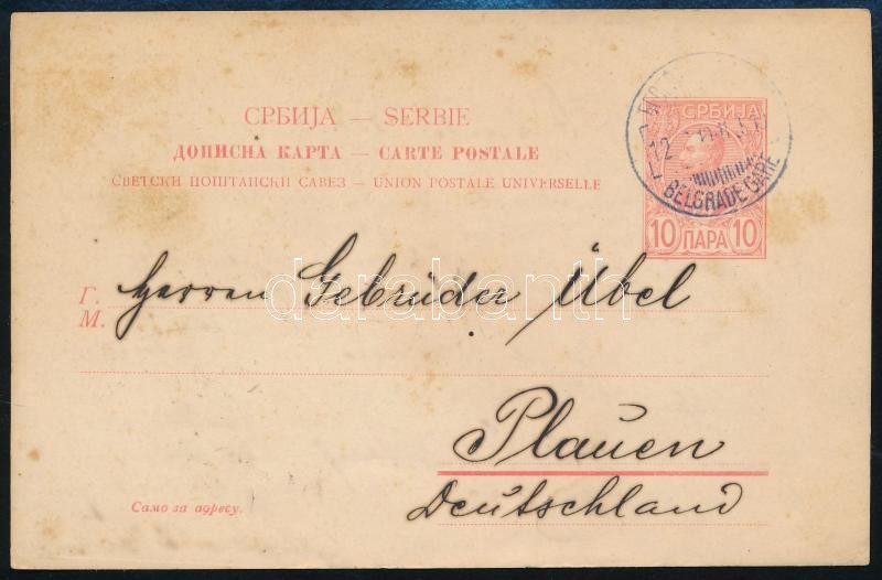 Szerbia 1910