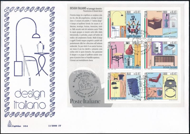 Divat blokk FDC-n, Fashion block FDC