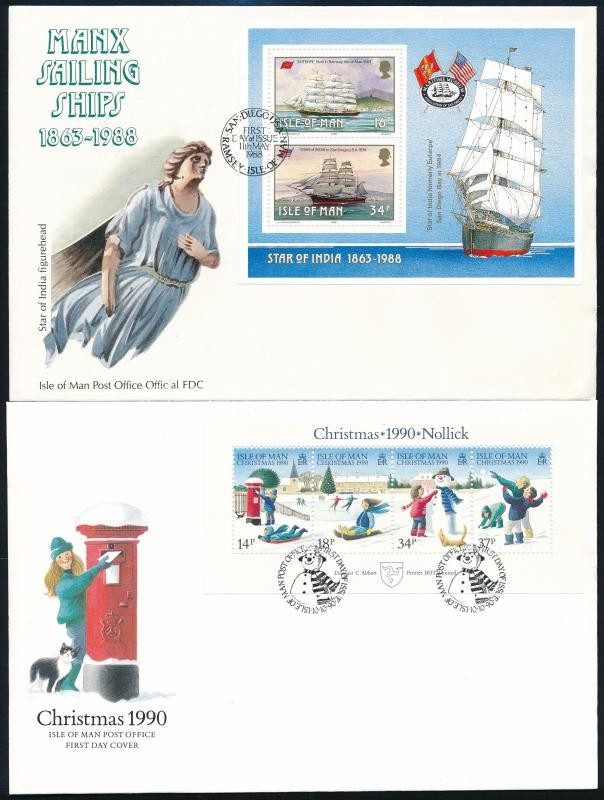 1988-1997 3 klf FDC, 1988-1997 3 FDC