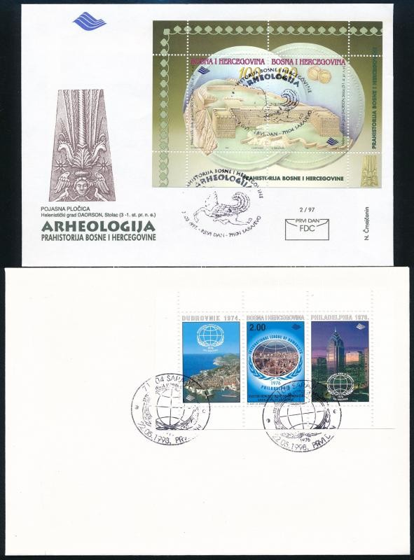 1997-1999 4 klf FDC, 1997-1999 4 FDC