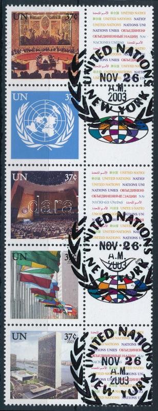 Üdvözlőbélyeg szelvényes 10-es tömb, Greetings stamps block of 10 with coupon