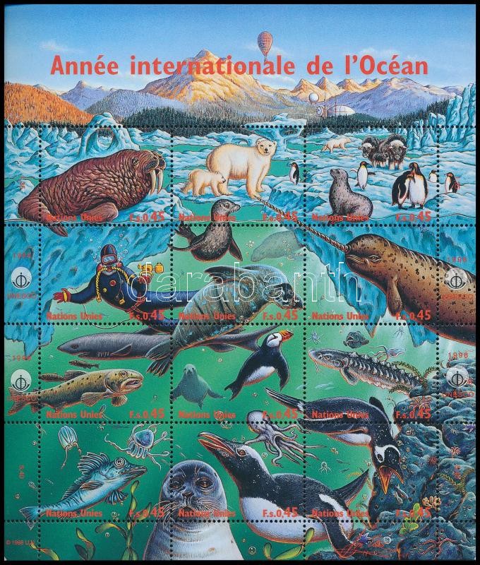 Year of the Oceans mini sheet, Óceánok éve kisív