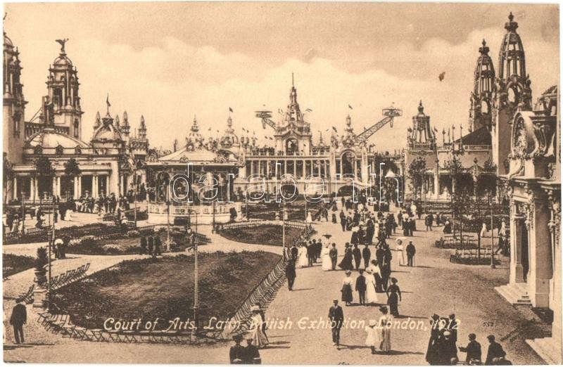 1912 London, Court of Arts, Latin- British Exhibition