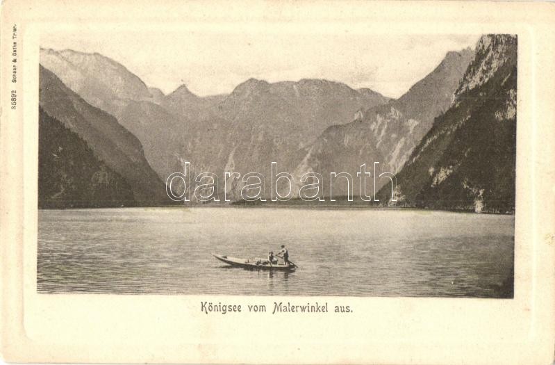 Königsee / lake, boat