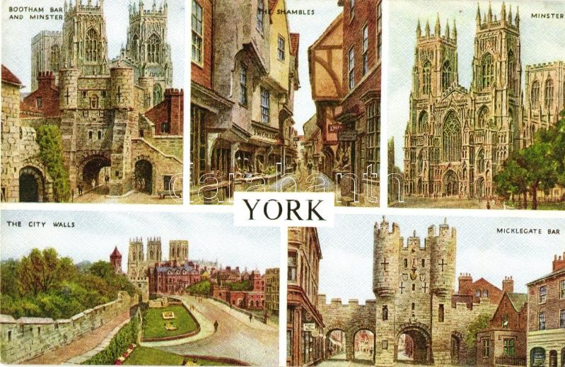 York, Bootham Bar and Minster, The Shambles, Minster, The city walls, Micklegate Bar