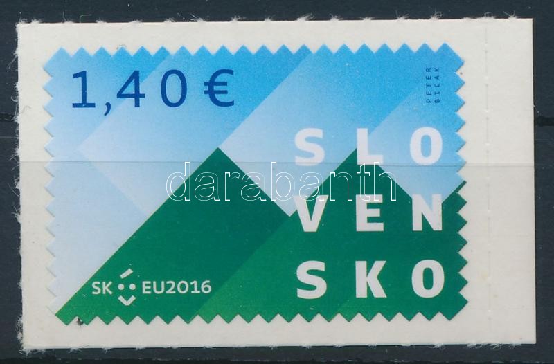 EU öntapadós bélyeg, EU self-adhesive stamp