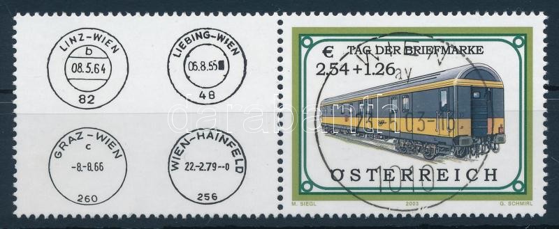 Bélyegnap szelvényes bélyeg, Stamp Day stamp with coupon