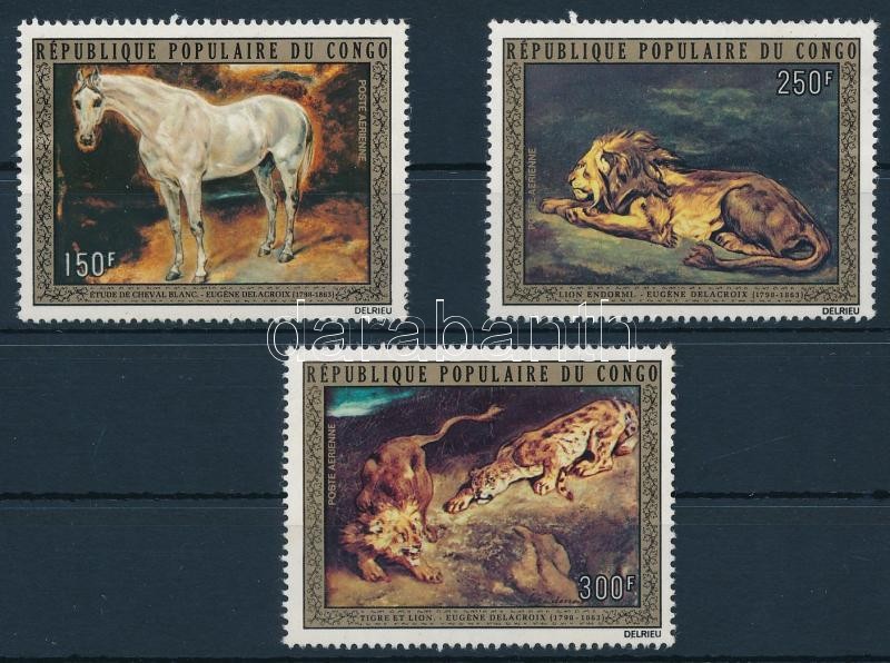 Eugene Delacroix paintings set, Eugene Delacroix festmények sor