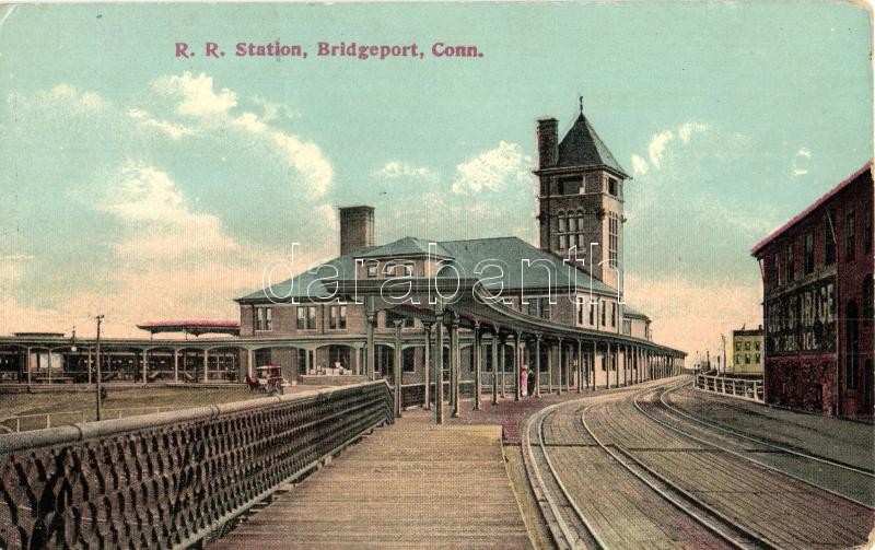 Bridgeport (Connecticut), R. R. (railway) station