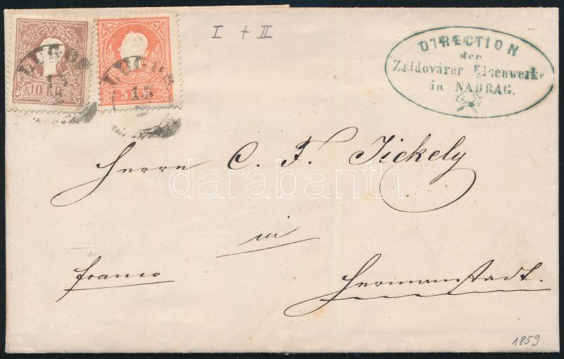 5kr II and 10kr on cover 