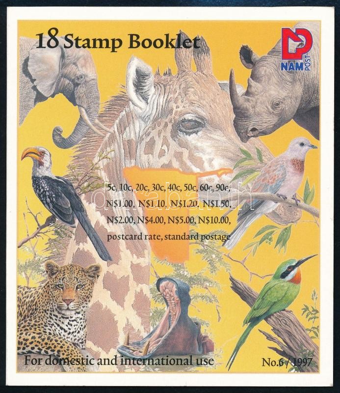 Nature stamp booklet, Természet bélyegfüzet