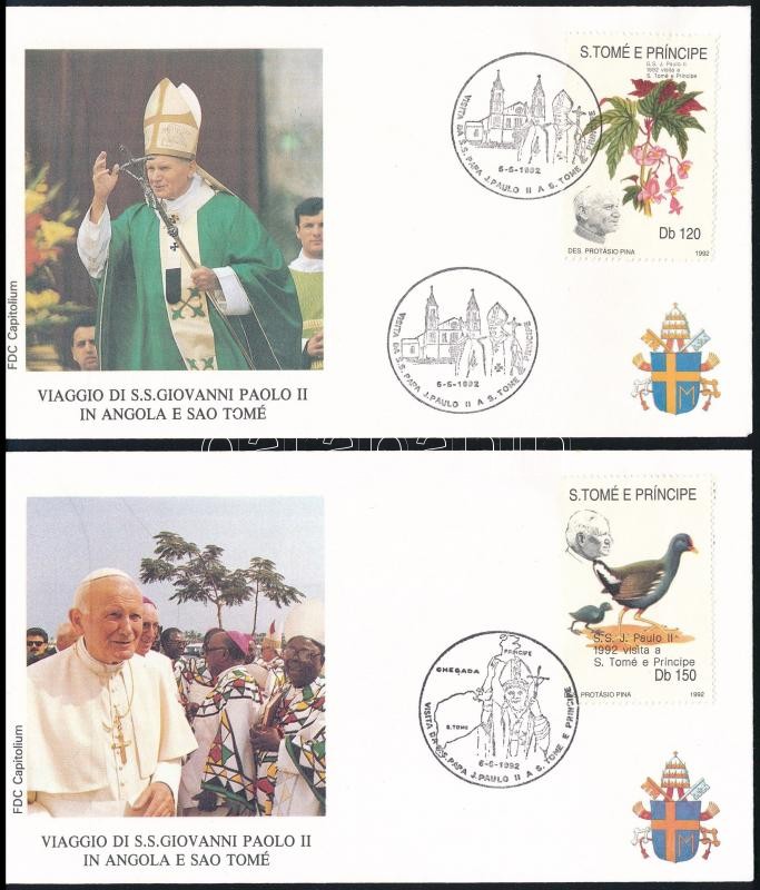 Pápai látogatás  3 db levél, Papal visit