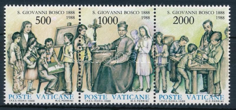 Bosco Szent János hármascsík + FDC-n, Giovanni Bosco