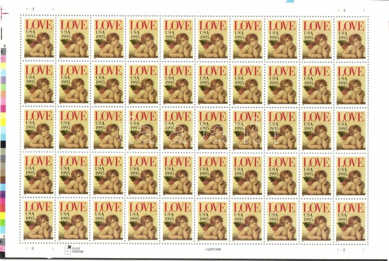 Üdvözlő bélyeg kisív, Welcoming stamp mini sheet